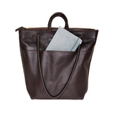 Utility Tote, Dark Hazelnut