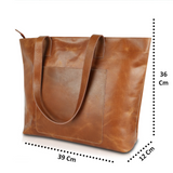 Zuri Leather Tote Large