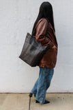 Utility Tote, Dark Hazelnut