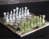 Green Onyx Marble Chess Set