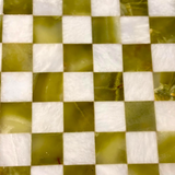Green Onyx Checker Set