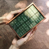 Handcrafted Leather Domino Set