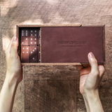 Handcrafted Leather Domino Set