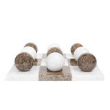 Italian Marble Tic Tac Toe Set